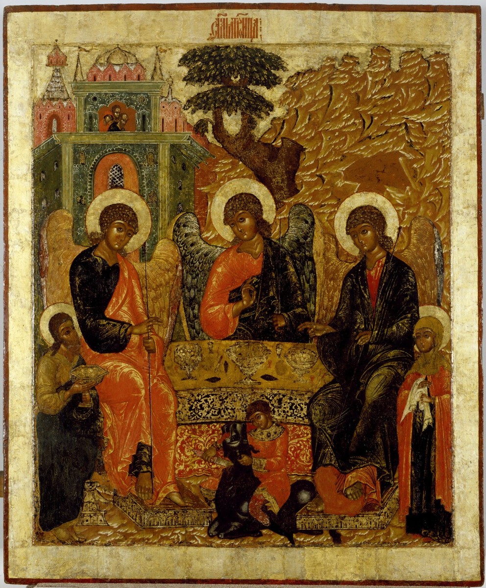 Icon of Abraham and Lot