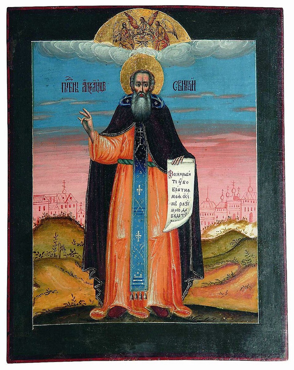 Icon of Alexander of Svir
