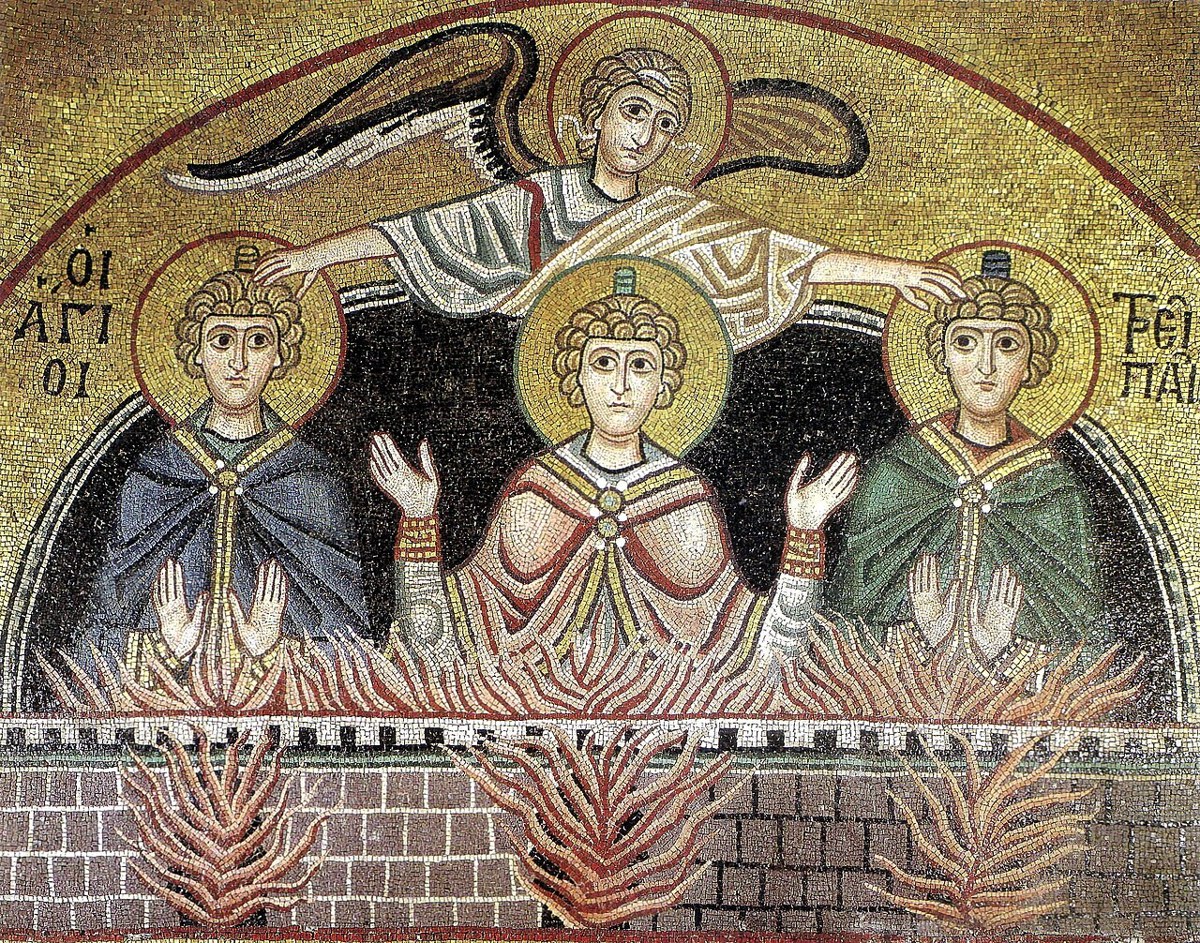 Icon of Ananias, Azarias and Misael