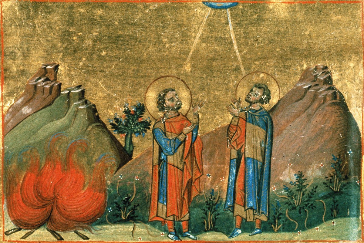 Icon of Eugene and Macarius of Antioch