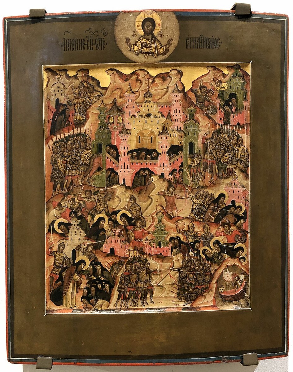 Icon of The Fathers slain at Sinai and Raithu