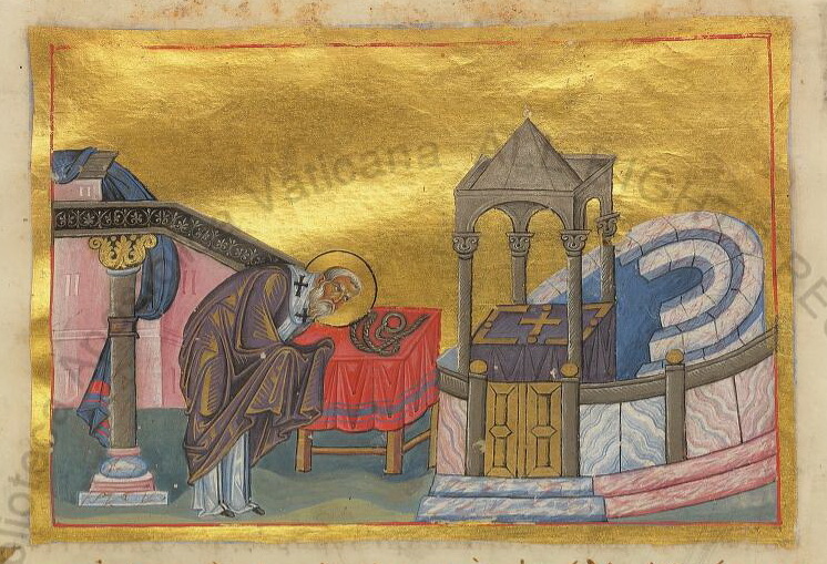 Icon of Veneration of the Precious Chains of the Apostle Peter