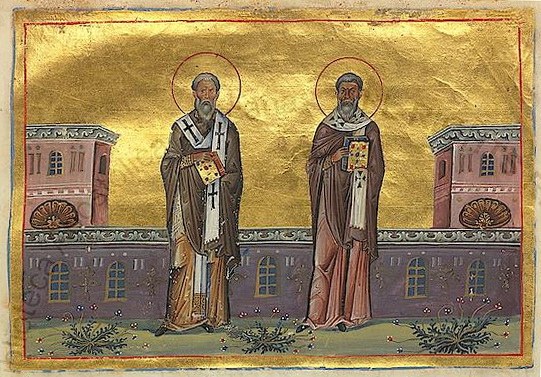 Icon of Isaac and Meletius of Cyprus