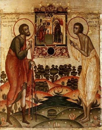 Icon of John the Fool-for-Christ of Ustyug