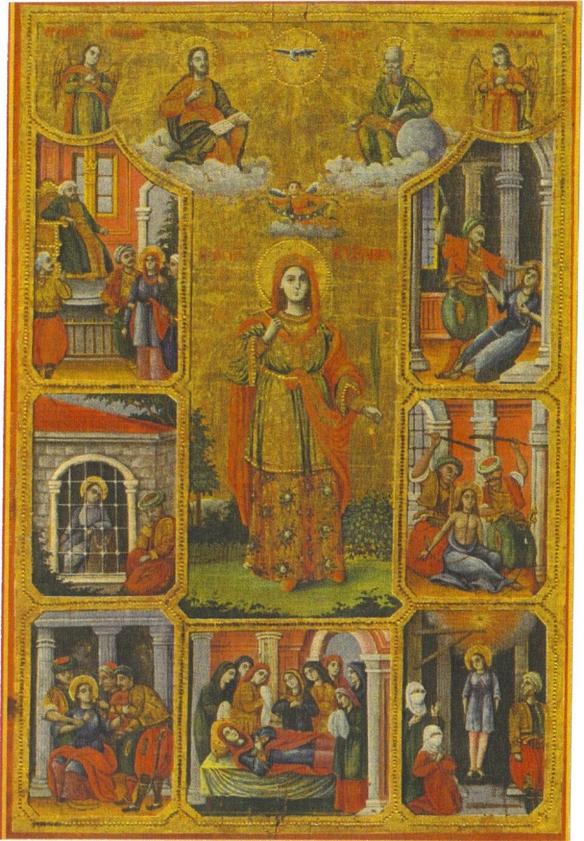 Icon of Kyranna of Thessalonica