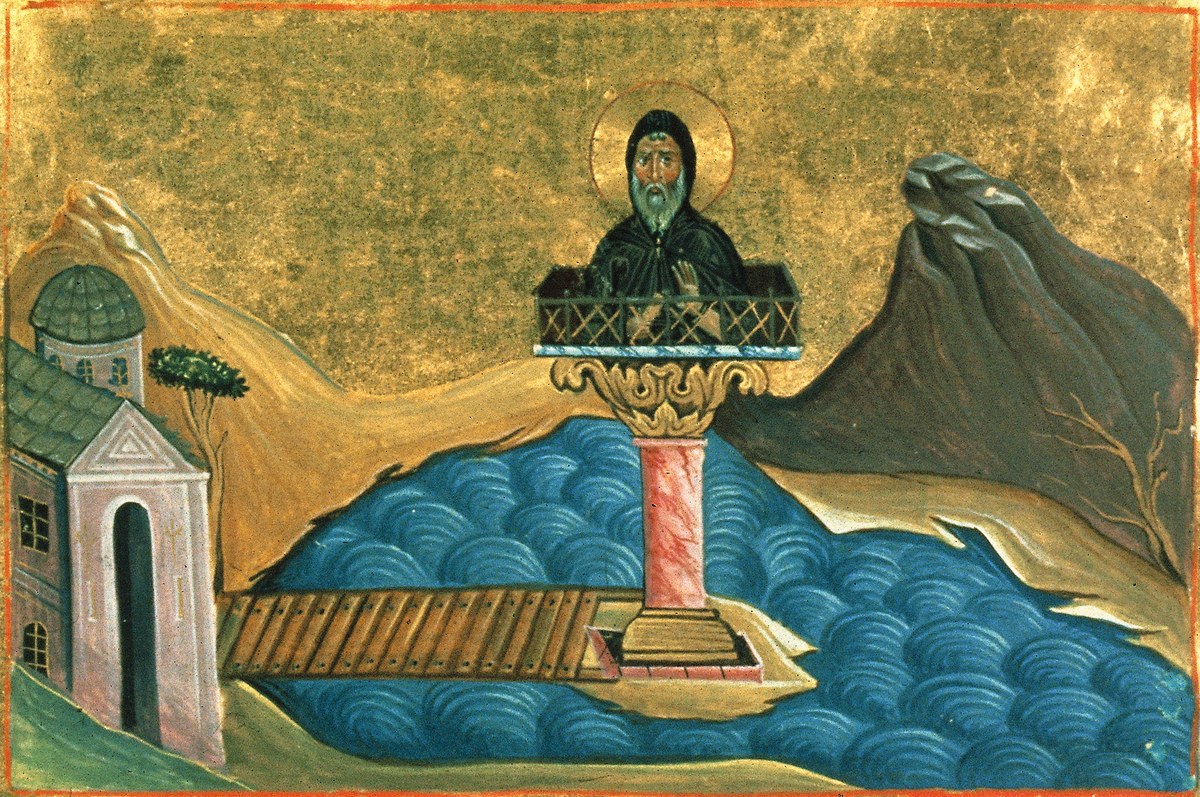 Icon of Luke the New Stylite