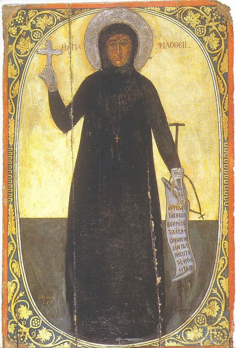 Icon of Philothei of Athens