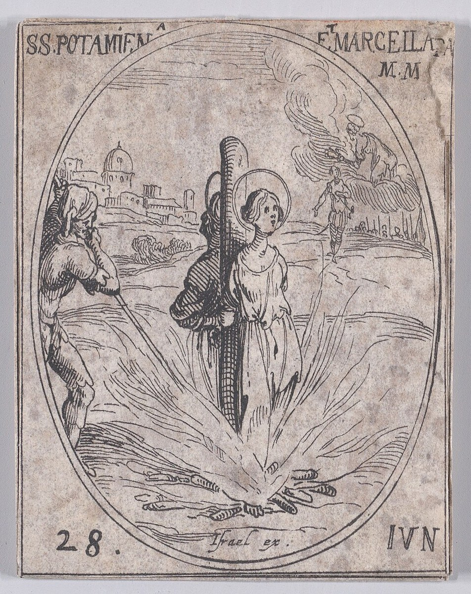 Icon of Potamiaena of Alexandria