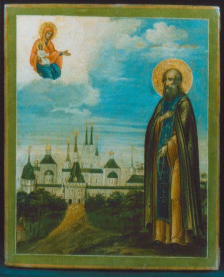 Icon of Sabbas of Storozhevsk