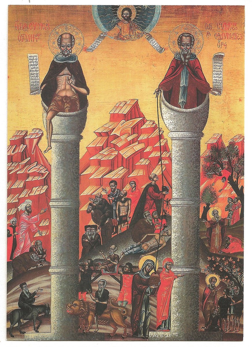 Icon of Symeon the Stylite of the Wonderful Mountain