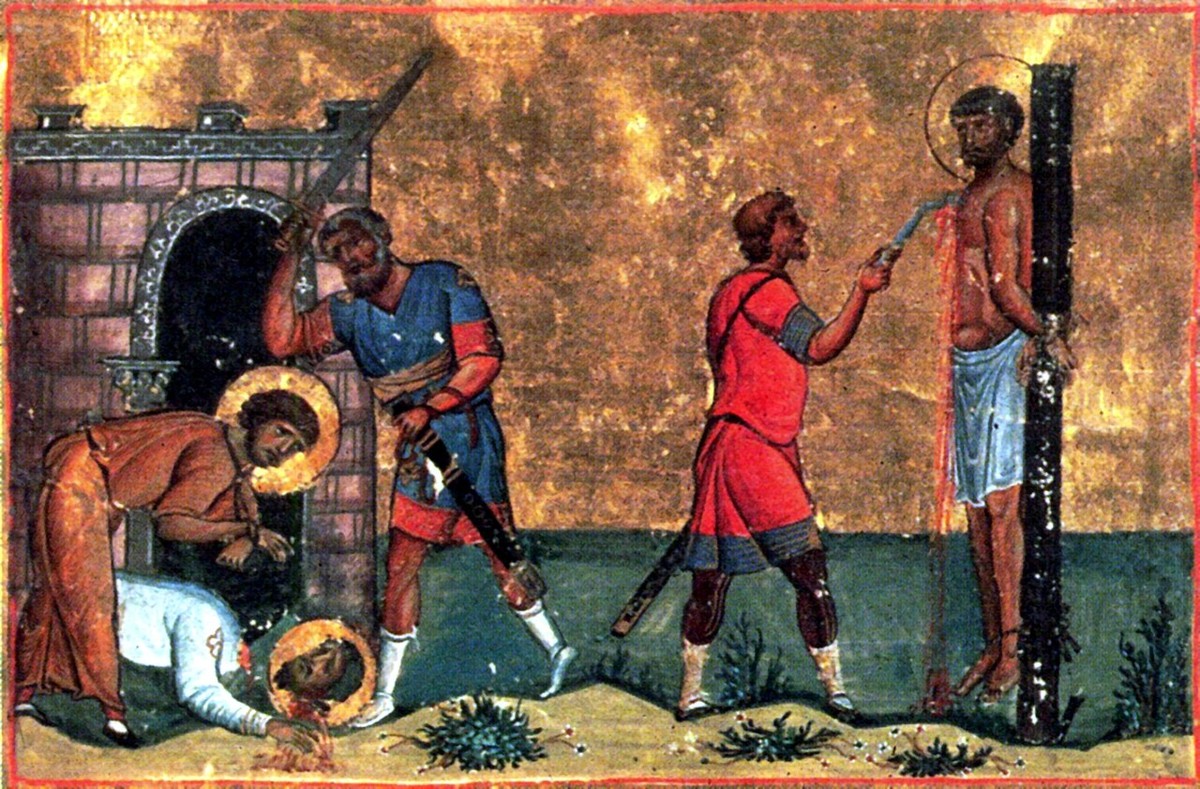 Icon of Trophimus, Sabbatius and Dorymedon