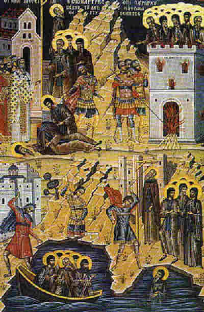 Icon of Twenty-six Martyrs of Zographou